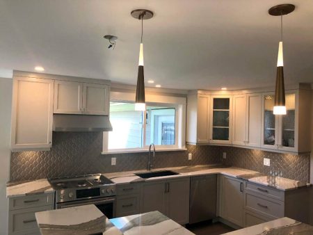 Beveled Hex Tile Backsplash - Sidney