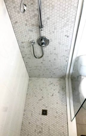 Hex Tile Shower - Cook St.